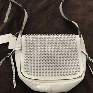 COACH RIVETS FLAP DAKOTAH CROSS BODY BAG NEW